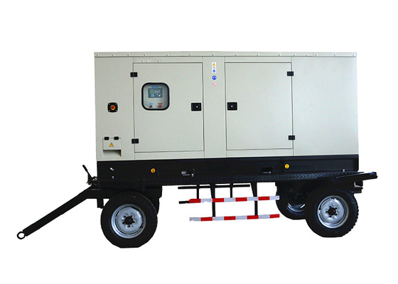 40kW 50kva Mobilny generator generatora Diesel Zestaw typu przyczepy z kołami