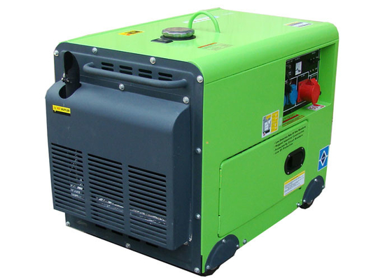 5KW Super ciche ciche przenośne generatory z elektrycznym rozruchem Diesel 186FAE