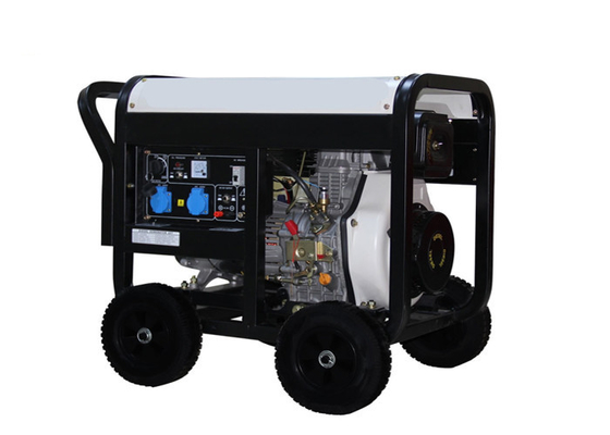 Przenośny generator o mocy 6 kW z chłodzeniem powietrznym i silnikiem wysokoprężnym z silnikiem 192FAGE