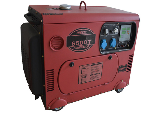 Diesel power 5000w 5kw Mały przenośny elektryczny generator cichy typ 186FAE Engine