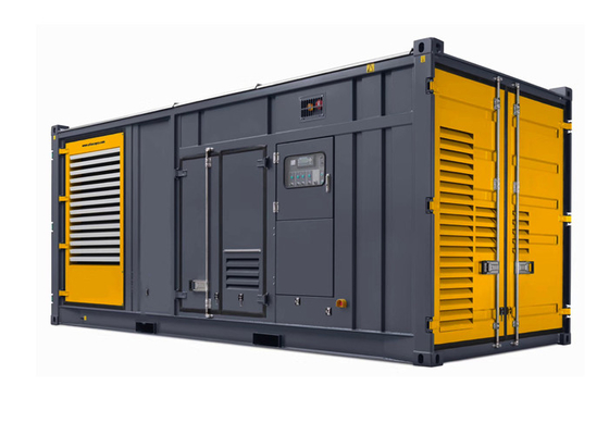 jakość  12 Cylinder Water Cooled 1200kw 1500kva Container Diesel Generator Set fabryka