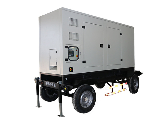 Trwałe zastosowanie Generator dieslowski firmy Cummins Zestaw 100-stopniowy generator mobilny z generatorem przyczep