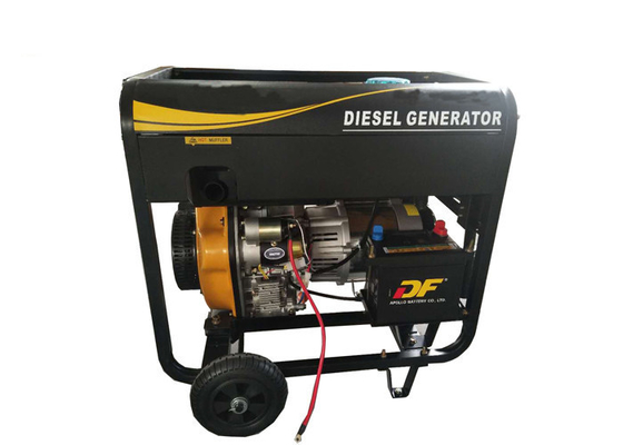 Silny mały przenośny generator 6kw Elektryczny zestaw startowy 100% miedziany alternator